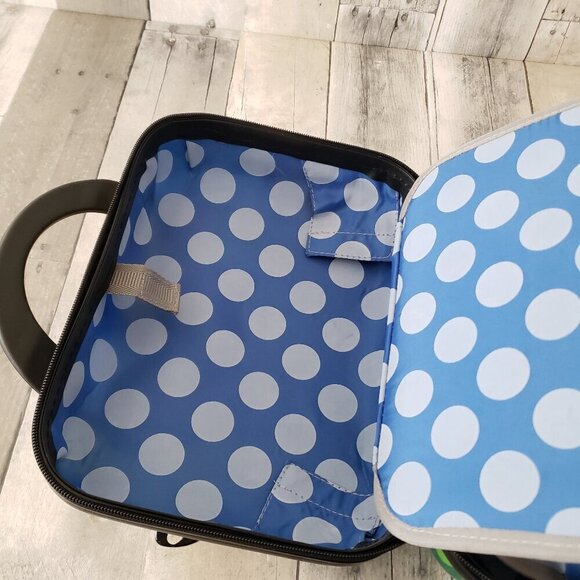 Heys USA Britto Collection Heart Hard Case Cosmetic Makeup Luggage - Picture 7 of 10